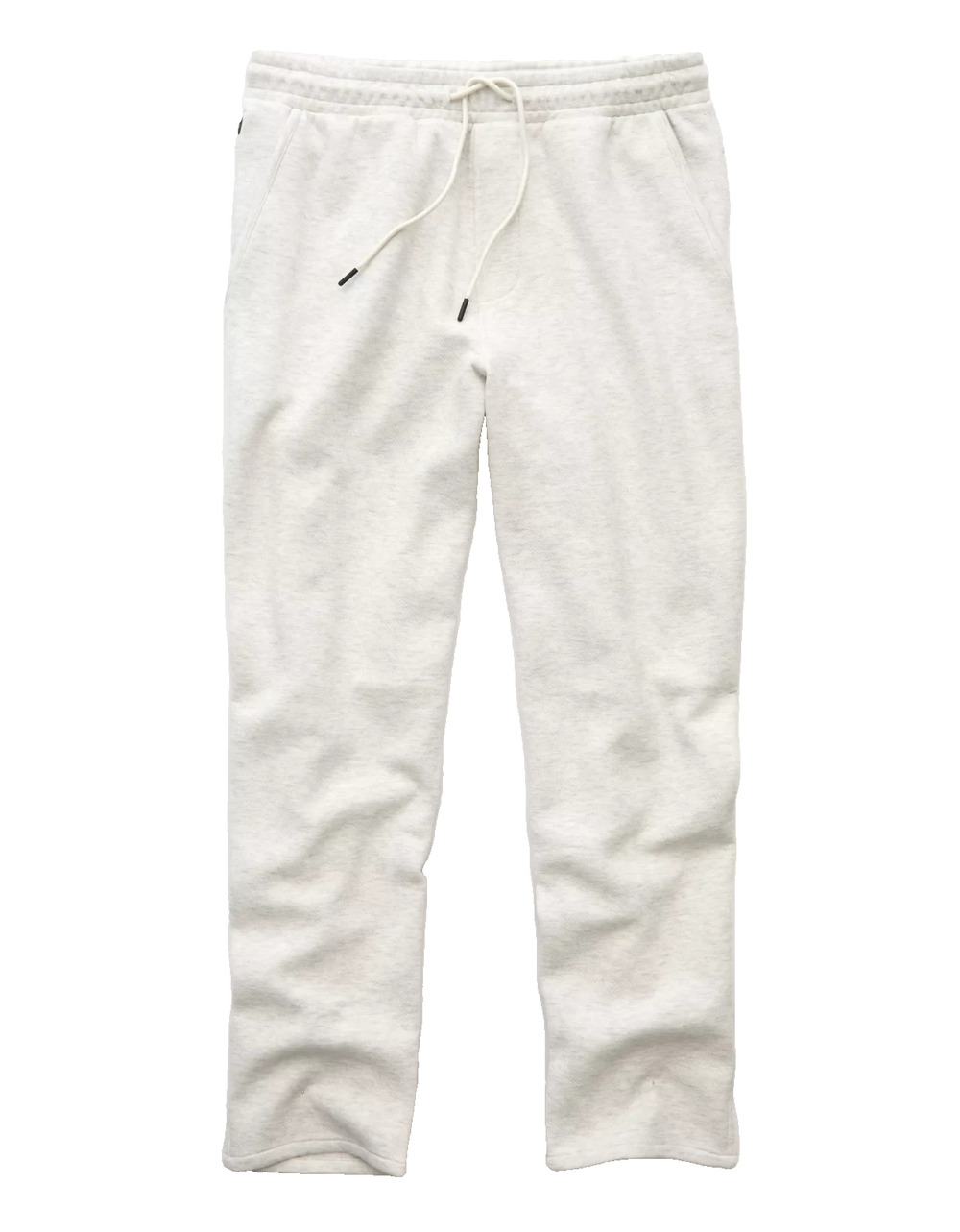 American Eagle AE 24/7 Jogger Sweatpants Mens S Heather Cream Fleece NWT